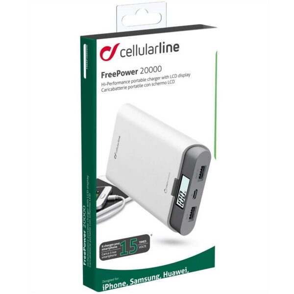 Battery Charger Emergency 20000K USB-C White - Image 4