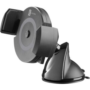 Car Holder Suction Cup Wireless Black - Spin Air