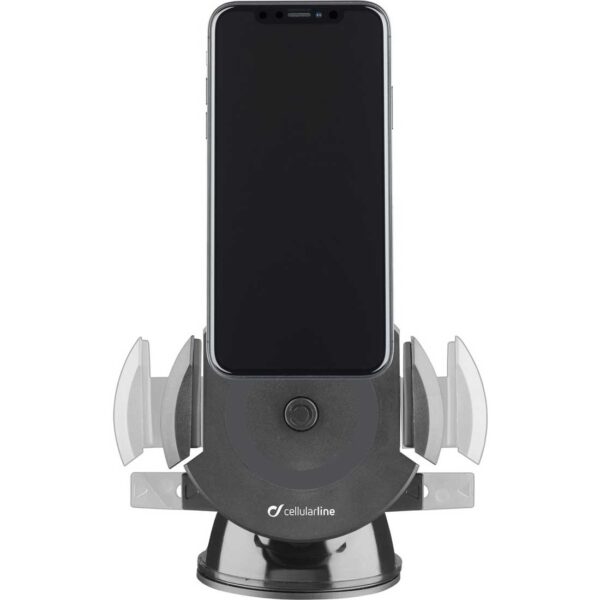 Car Holder Suction Cup Wireless Black - Spin Air - Image 6