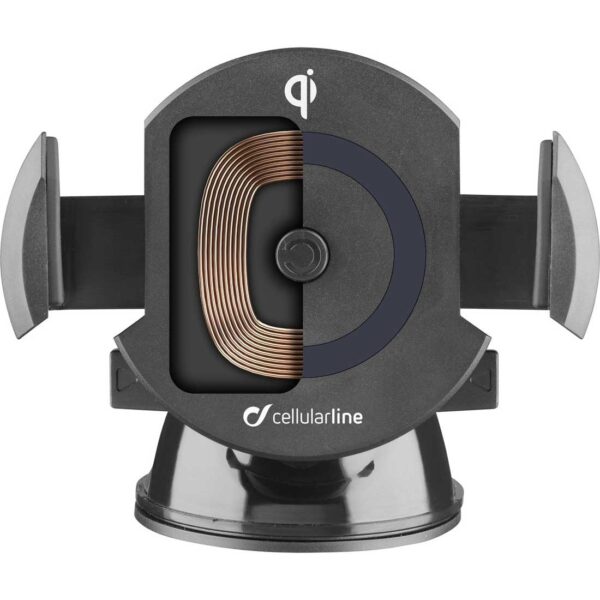 Car Holder Suction Cup Wireless Black - Spin Air - Image 7