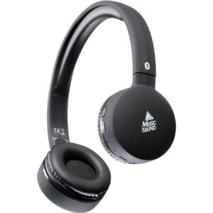 Music Sound Bluetooth Headphones Black