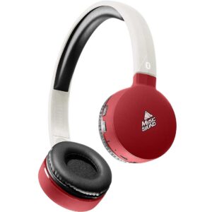 Music Sound Cuffie Bluetooth Universal Red