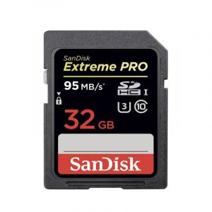 SD Extreme Pro 32GB,  95 MB/S - 633X