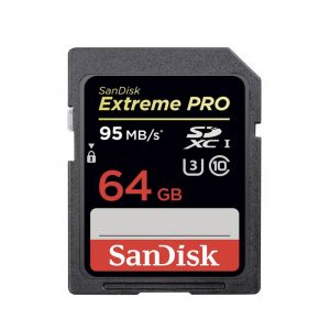 SD Extreme Pro 64GB,  95 MB/S - 633x