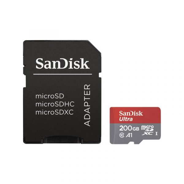 Micro SD 200 GB, 100 MB/S  - 667X