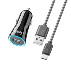USB Car Adapter Kit 2A Type C