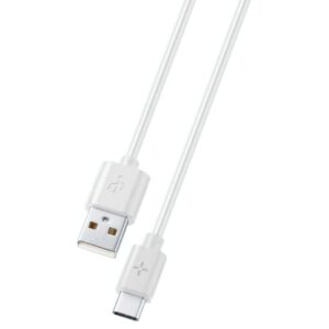 USB to USB-C Cable 100cm, White