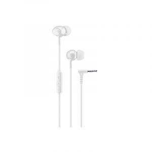 white earphones