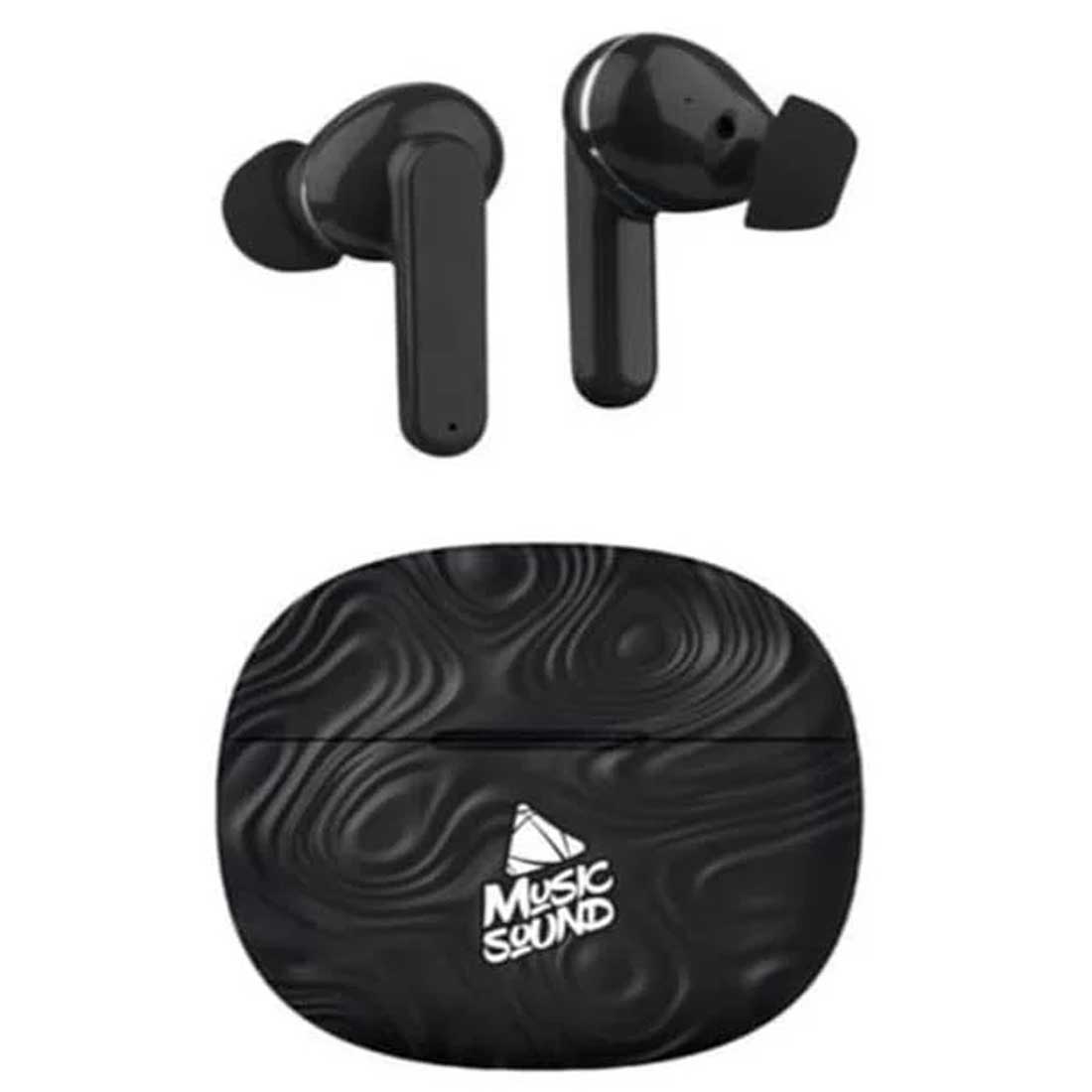 Bluetooth Earphones TWS In-Ear Music Sound Fantasy Black - Penbox Shop