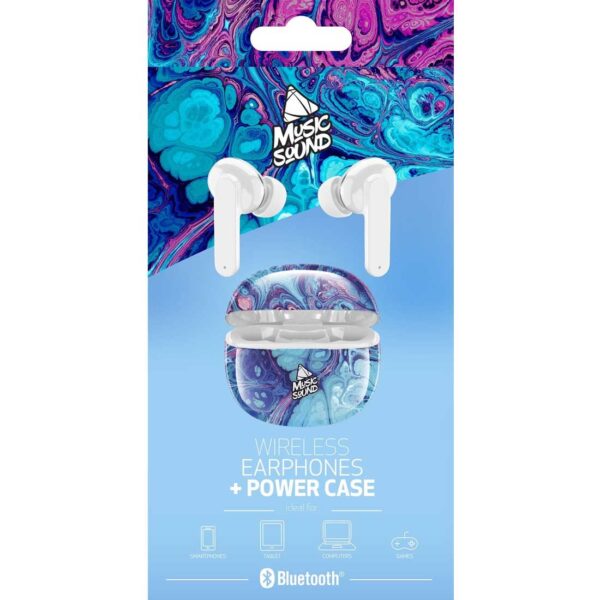 Bluetooth Earphones TWS In-Ear Music Sound Fantasy Fluid - Image 3