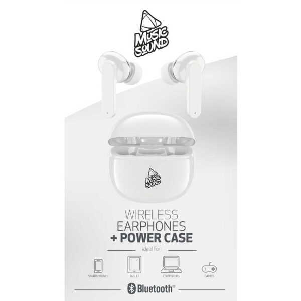 Bluetooth Earphones TWS In-Ear Music Sound Fantasy White - Image 3