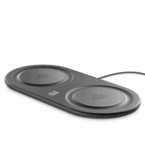 Gemini Double Wireless Adaptive Charger Black