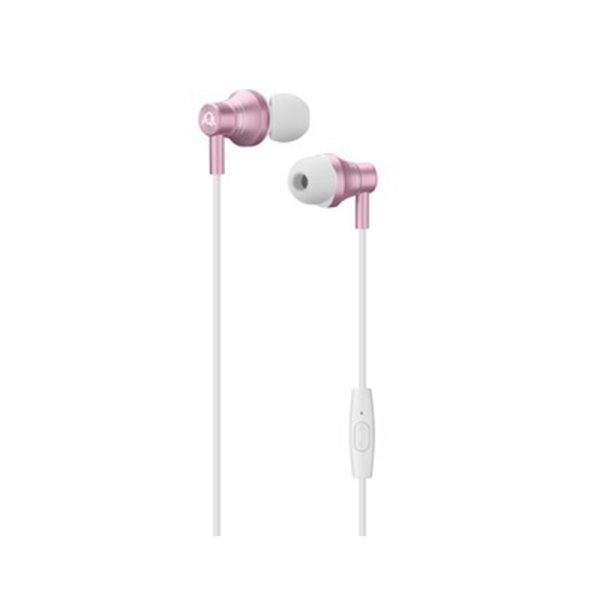 In-ear earphones universal pink