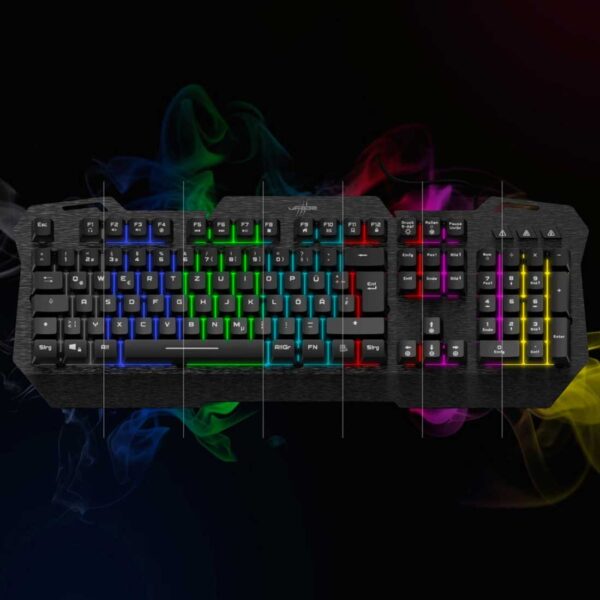 "Exodus 450" Metal Gaming Keyboard - Image 3