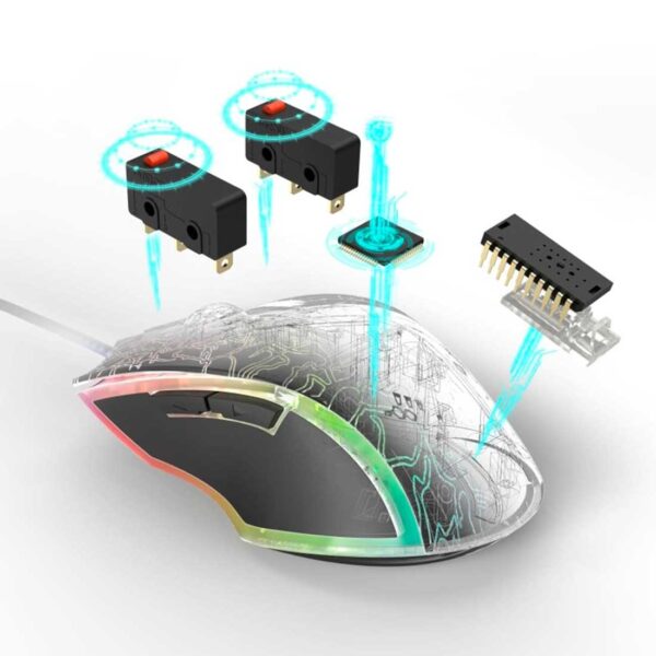 "Reaper 220" Illuminated Gaming Mouse - Image 5