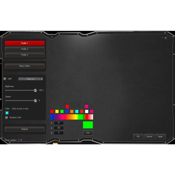 "Reaper 220" Illuminated Gaming Mouse - Image 6