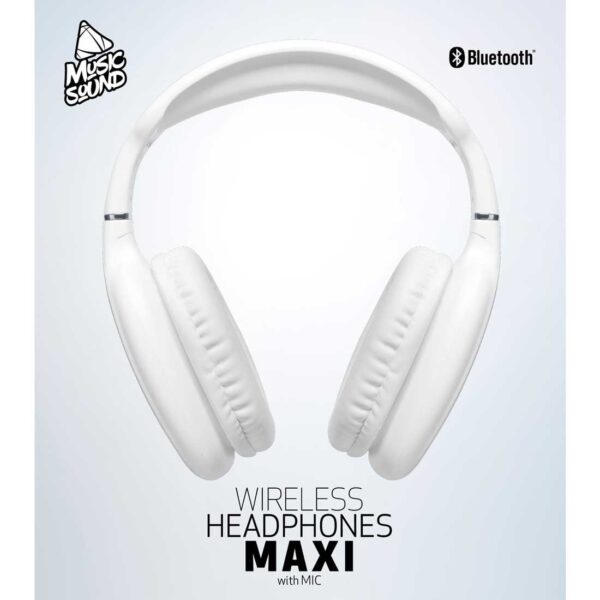 Bluetooth Headphones MS Maxi White - Image 5