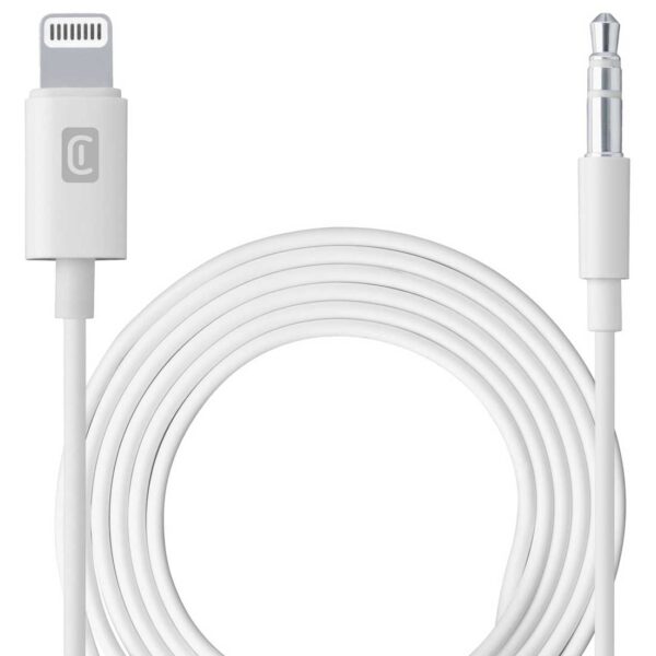 Cable AUX Jack 3.5mm To MFI White - Image 2