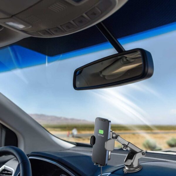 Car Holder Automatic Wireless Black - Image 9