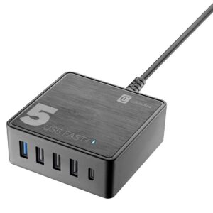 Charger 5 Ports 60W Black - Multipower 5 FAST+