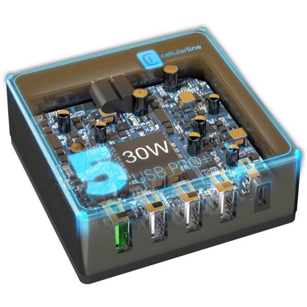 Charger 5 Ports 60W Black - Multipower 5 FAST+ - Image 3