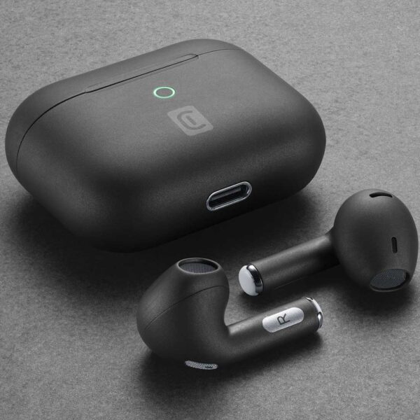 Crystal Bluetooth Earphones TWS ENC Universal Black - Image 4