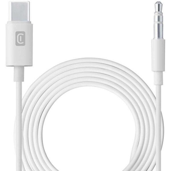AUX Music Cable Type-C To Jack 3.5mm White - Image 2