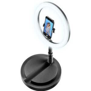 Selfie Ring Foldable Bluetooth Black