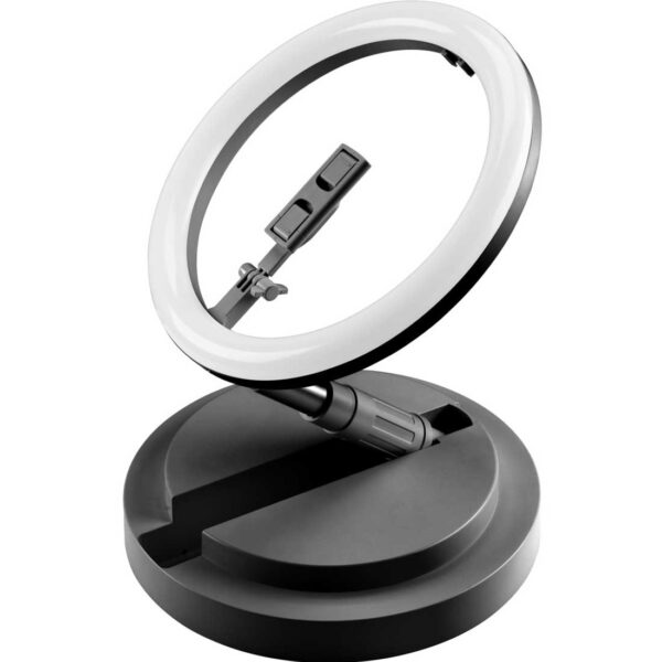Selfie Ring Foldable Bluetooth Black - Image 3