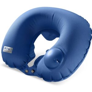 Inflatable Travel Pillow Blue