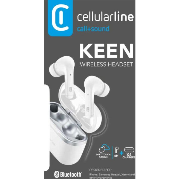 Keen Earphones White - Image 3