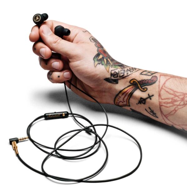 MODE EARPHONES BLACK & BRASS - Image 4