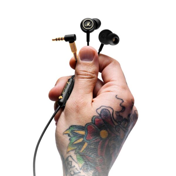 MODE EARPHONES BLACK & BRASS - Image 5