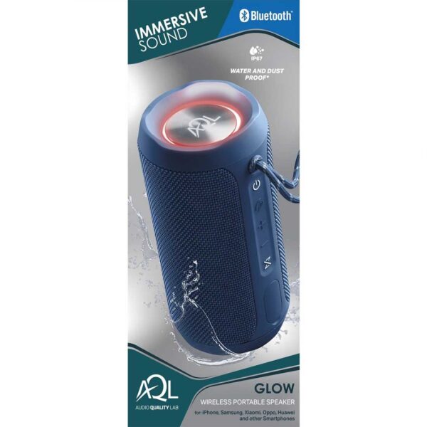 Bluetooth Speaker Glow Blue - Image 2