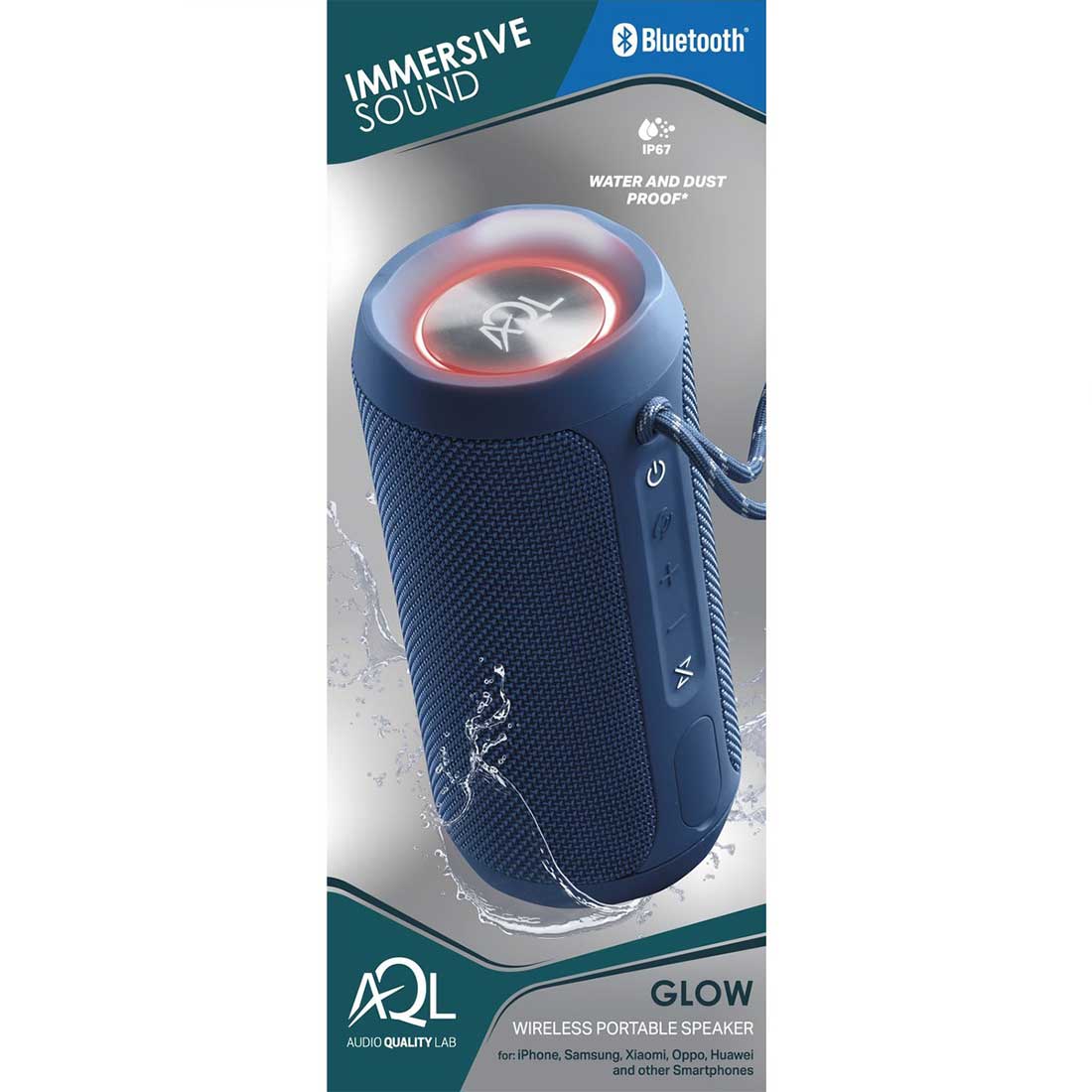 Speaker Bluetooth Glow by Cellularline Blue