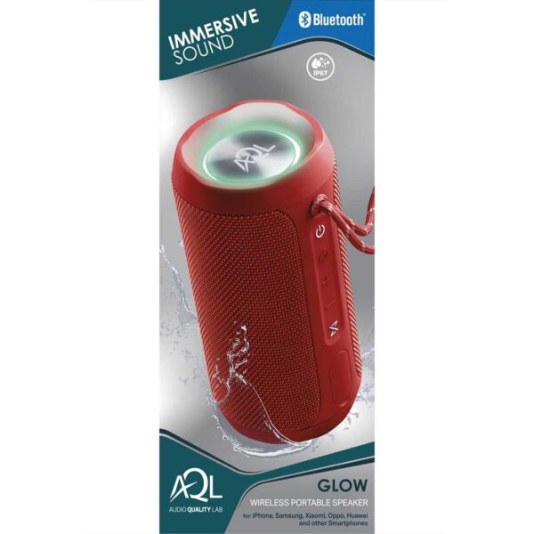 Bluetooth Speaker Glow Red - Image 2