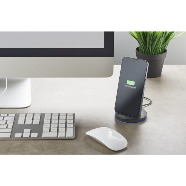 Podium Wireless Charger Stand Black - Image 2