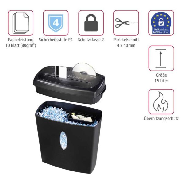 Home X10CD Document Shredder - Image 2