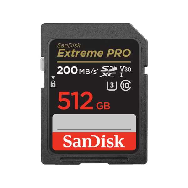 Extreme Pro SDHC and SDXC UHS-I 512GB Card