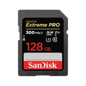 Extreme Pro SDHC and SDXC UHS-II 128GB Cards