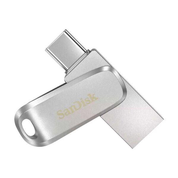 Ultra Dual Drive Luxe USB Type-C 256GB Flash Drive Silver - Image 3