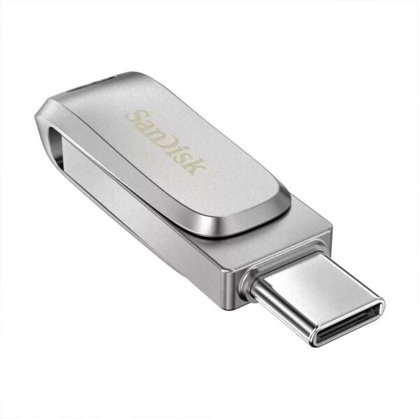 Ultra Dual Drive Luxe USB Type-C 256GB Flash Drive Silver