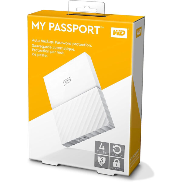 My Passport External Hard Disk 4TB, White - Image 7