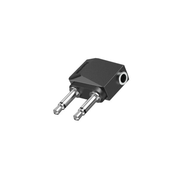 Audio Adapter, 2 x 3.5 mm Jack Plug Mono - 3.5 mm Jack Socket Stereo