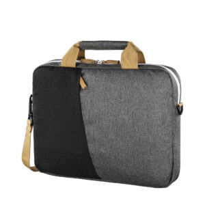 "Florence" Notebook Bag, up to 36 cm, black/grey