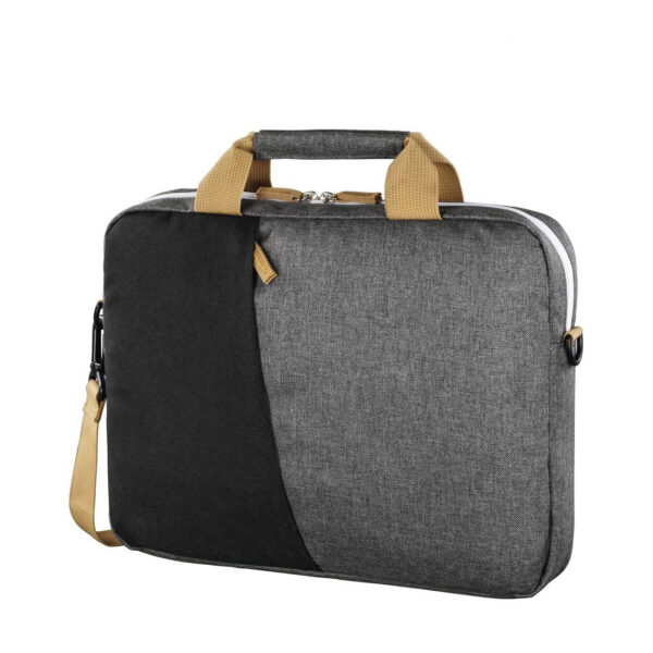 "Florence" Notebook Bag, up to 40 cm, black/grey