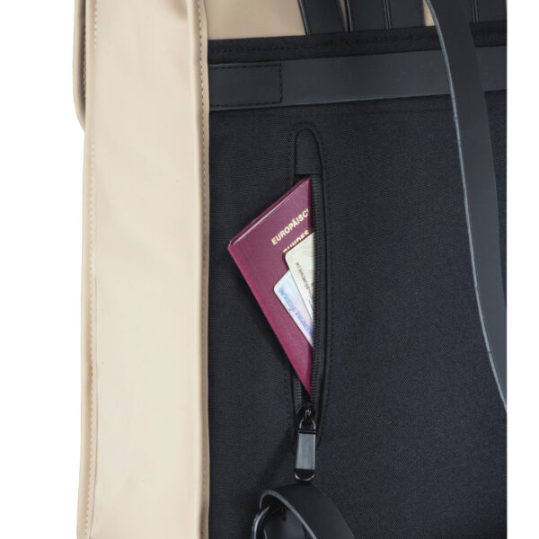 "Perth" Notebook Backpack, up to 40 cm, beige - Image 6