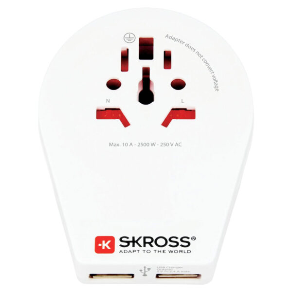 Travel adapter World to Swiss+Italy+Brazil - Image 2