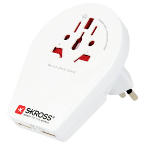 Travel adapter World to Swiss+Italy+Brazil