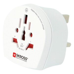 Travel Adapter World to UK (7 A), retail, white